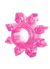 Розовое эрекционное кольцо Cockring star - Erowoman-Eroman - в Санкт-Петербурге купить с доставкой
