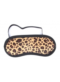 Леопардовая маска на резиночке - Notabu - купить с доставкой в Санкт-Петербурге