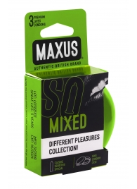 Презервативы в железном кейсе MAXUS Mixed - 3 шт. - Maxus - купить с доставкой в Санкт-Петербурге