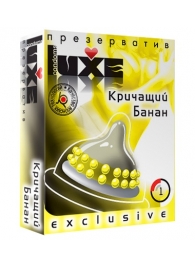 Презерватив LUXE  Exclusive  Кричащий банан  - 1 шт. - Luxe - купить с доставкой в Санкт-Петербурге