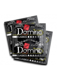 Ароматизированные презервативы Domino  Земляника  - 3 шт. - Domino - купить с доставкой в Санкт-Петербурге