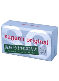 Ультратонкие презервативы Sagami Original - 12 шт. - Sagami - купить с доставкой в Санкт-Петербурге
