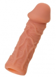 Телесная реалистичная насадка KOKOS Extreme Sleeve 05 с дополнительной стимуляцией - 12,7 см. - KOKOS - в Санкт-Петербурге купить с доставкой