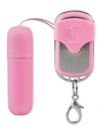 Вибропуля  Remote Vibrating Bullet розового цвета - Shots Media BV