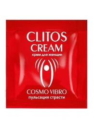 Пробник возбуждающего крема для женщин Clitos Cream - 1,5 гр. - Биоритм - купить с доставкой в Санкт-Петербурге