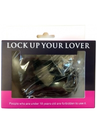 Черные меховые наручники Love с ключиками - Baile - купить с доставкой в Санкт-Петербурге