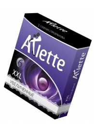 Презервативы Arlette XXL увеличенного размера - 3 шт. - Arlette - купить с доставкой в Санкт-Петербурге