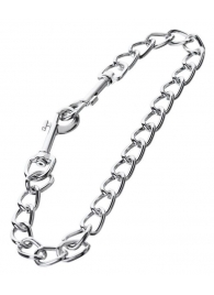 Серебристая соединительная цепочка с двумя карабинами - ToyFa - купить с доставкой в Санкт-Петербурге