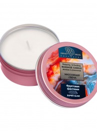Массажная свеча  Фруктовая фантазия - БиоМед - купить с доставкой в Санкт-Петербурге