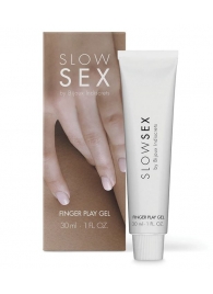 Гель для мастурбации с ароматом кокоса Slow Sex Finger Play Gel - 30 мл. - Bijoux Indiscrets - купить с доставкой в Санкт-Петербурге