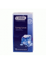 Презервативы с продлевающей смазкой Contex Long Love - 12 шт. - Contex - купить с доставкой в Санкт-Петербурге