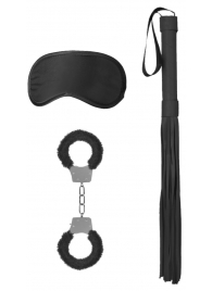 Черный набор для бондажа Introductory Bondage Kit №1 - Shots Media BV - купить с доставкой в Санкт-Петербурге