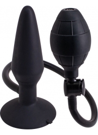 Анальная пробка с функцией расширения Inflatable Butt Plug Medium - 14,2 см. - Seven Creations