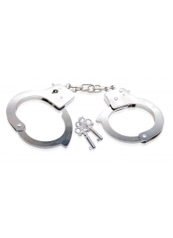 Металлические наручники Beginner s Metal Cuffs - Pipedream - купить с доставкой в Санкт-Петербурге