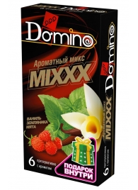 Ароматизированные презервативы DOMINO  Ароматный микс  - 6 шт. - Domino - купить с доставкой в Санкт-Петербурге