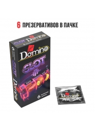 Ароматизированные презервативы DOMINO  Фруктовый слот  - 6 шт. - Domino - купить с доставкой в Санкт-Петербурге