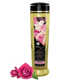 Массажное масло с ароматом розы Aphrodisia - 240 мл. - Shunga - купить с доставкой в Санкт-Петербурге