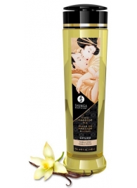 Массажное масло с ароматом ванили Desire - 240 мл. - Shunga - купить с доставкой в Санкт-Петербурге