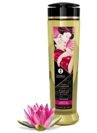Массажное масло с ароматом цветов лотоса Amour - 240 мл. - Shunga - купить с доставкой в Санкт-Петербурге