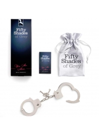 Металлические наручники Metal Handcuffs - Fifty Shades of Grey - купить с доставкой в Санкт-Петербурге
