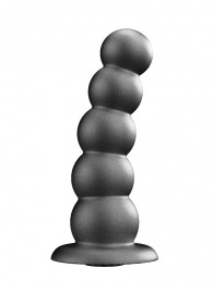 Черная насадка-плаг на харнесс PLATINUM 9 - 24 см. - LOVETOY (А-Полимер) - купить с доставкой в Санкт-Петербурге