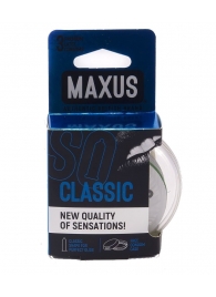 Классические презервативы в пластиковом кейсе MAXUS Classic - 3 шт. - Maxus - купить с доставкой в Санкт-Петербурге