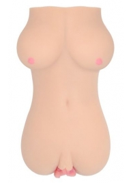 Телесный вибромастурбатор-вагина Clara OnaHole с имитацией груди - KOKOS - в Санкт-Петербурге купить с доставкой