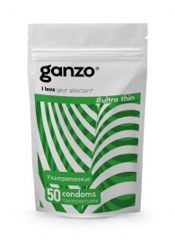 Ультратонкие презервативы Ganzo Ultra thin - 50 шт. - Ganzo - купить с доставкой в Санкт-Петербурге