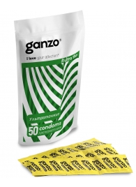 Ультратонкие презервативы Ganzo Ultra thin - 50 шт. - Ganzo - купить с доставкой в Санкт-Петербурге