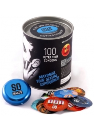 Ультратонкие презервативы в кейсе MAXUS So Much Sex - 100 шт. - Maxus - купить с доставкой в Санкт-Петербурге