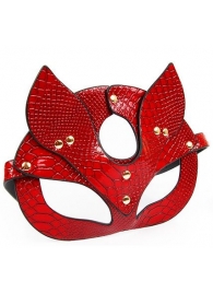 Красная игровая маска с ушками - Notabu - купить с доставкой в Санкт-Петербурге