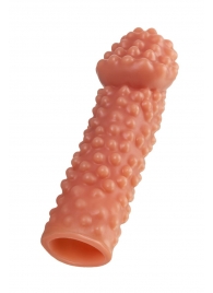 Реалистичная насадка на пенис с бугорками - 16,5 см. - KOKOS - в Санкт-Петербурге купить с доставкой