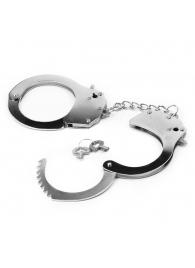 Металлические наручники с ключиками - Lovetoy - купить с доставкой в Санкт-Петербурге