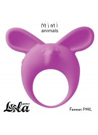 Фиолетовое эрекционное кольцо Fennec Phil - Lola Games - в Санкт-Петербурге купить с доставкой