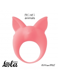 Оранжевое эрекционное кольцо Kitten Kyle - Lola Games - в Санкт-Петербурге купить с доставкой