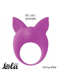 Фиолетовое эрекционное кольцо Kitten Kyle - Lola Games - в Санкт-Петербурге купить с доставкой