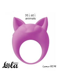 Фиолетовое эрекционное кольцо Lemur Remi - Lola Games - в Санкт-Петербурге купить с доставкой