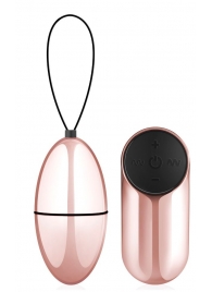 Розовое виброяйцо New Vibrating Egg с пультом ДУ - EDC