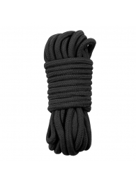 Черная верёвка для любовных игр - 10 м. - Lovetoy - купить с доставкой в Санкт-Петербурге