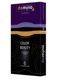 Разноцветные презервативы DOMINO Colour Beauty - 6 шт. - Domino - купить с доставкой в Санкт-Петербурге
