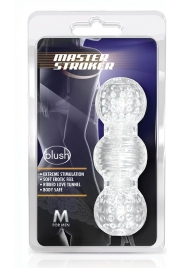 Прозрачный фигурный мастурбатор Master Stroker - Blush Novelties - в Санкт-Петербурге купить с доставкой