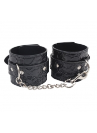Черные наручники Be good Wrist Cuffs - Chisa - купить с доставкой в Санкт-Петербурге