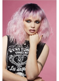 Нежно-розовый парик  Любимый котенок - Fever купить с доставкой