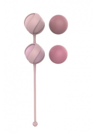 Набор из 4 розовых вагинальных шариков Valkyrie - Lola Games