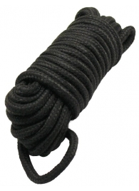 Черная верёвка для бондажа и декоративной вязки - 10 м. - Eroticon - купить с доставкой в Санкт-Петербурге