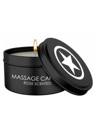 Массажная свеча с ароматом розы Massage Candle - Shots Media BV - купить с доставкой в Санкт-Петербурге