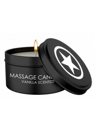 Массажная свеча с ароматом ванили Massage Candle - Shots Media BV - купить с доставкой в Санкт-Петербурге