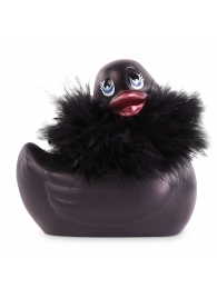 Черный вибратор-уточка I Rub My Duckie 2.0 Paris - Big Teaze Toys - купить с доставкой в Санкт-Петербурге