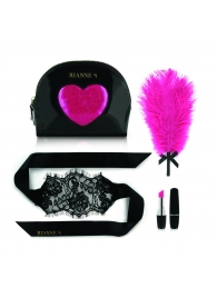 Черно-розовый эротический набор Kit d Amour - Rianne S - купить с доставкой в Санкт-Петербурге