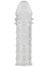 Прозрачная реалистичная насадка на пенис Extra Texture Sleeve - 16,2 см. - Chisa - в Санкт-Петербурге купить с доставкой